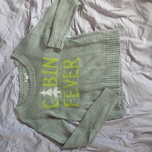 Grey Graphic Sweater